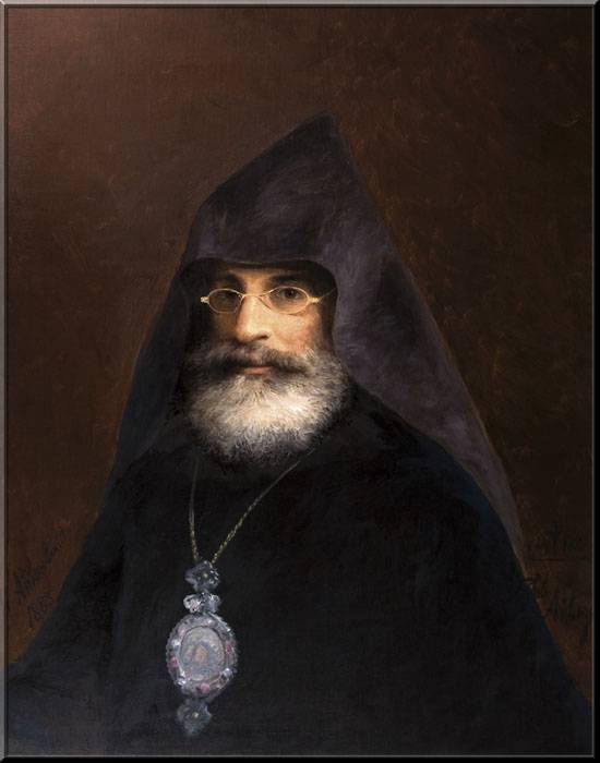 Портрет Гэбриэла Константиновича Айвазовского (1812-1880), брата художника, архиепископа. Айвазовский Иван Константинович