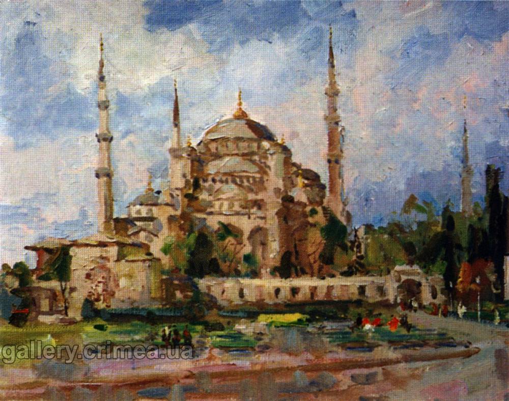 Стамбул. Голубая мечеть. Шадрин Александр Петрович