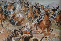 Самокиш - Атака гусар Кульнева у Клястиц 20 июля 1812 г. 