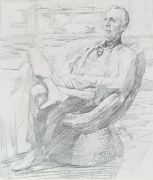 Муравский - Портрет  отца  художника  в мастерской.